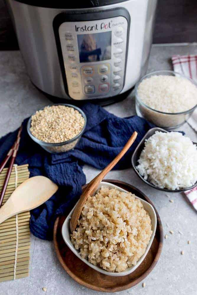 Brown Rice In The Instant Pot
 Instant Pot Rice