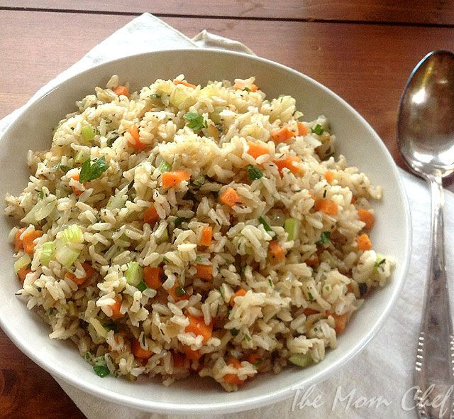 Brown Rice Pilaf Recipe
 Herbed Brown Rice Pilaf from Cooking Light s Real Family