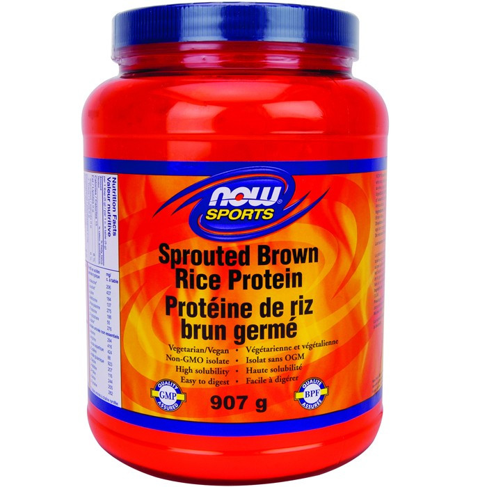 Brown Rice Protein
 NOW Sprouted Brown Rice Protein 907g in Canada from $35