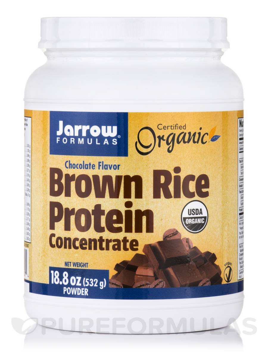 Brown Rice Protein
 Brown Rice Protein Concentrate Chocolate Flavor 18 8 oz