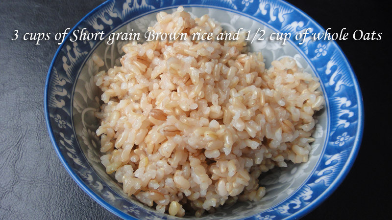 Brown Rice Water Ratio
 Short grain brown rice to water ratio in rice cooker