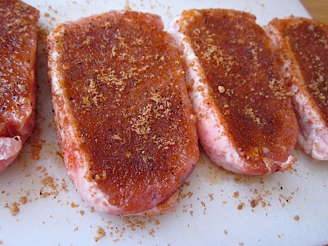 Brown Sugar Glazed Pork Chops
 Glazed pork chops