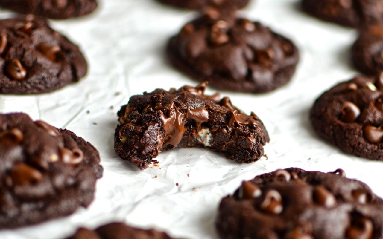 Brownie Cookies Recipe
 Yammie s Glutenfreedom Flourless Brownie Cookies