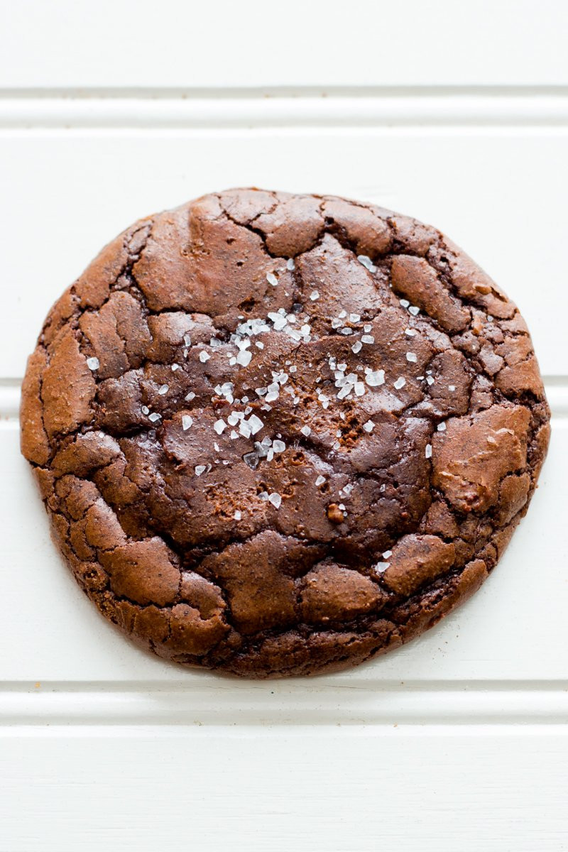 Brownie Cookies Recipe
 Salated Caramel Dark Chocolate Brownie Cookies