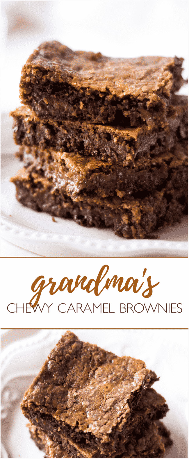 Brownies From Cake Mix
 Grandma s Chewy Caramel Brownies Recipe