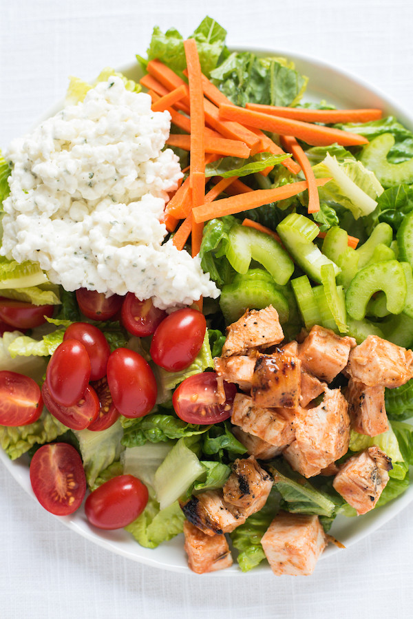 Buffalo Chicken Salad
 Buffalo Chicken Salad with Ranch Cottage Cheese Foxes