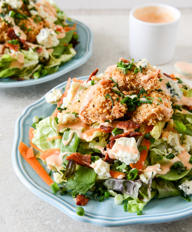 Buffalo Chicken Salad
 Crunchy Buffalo Chicken Salads