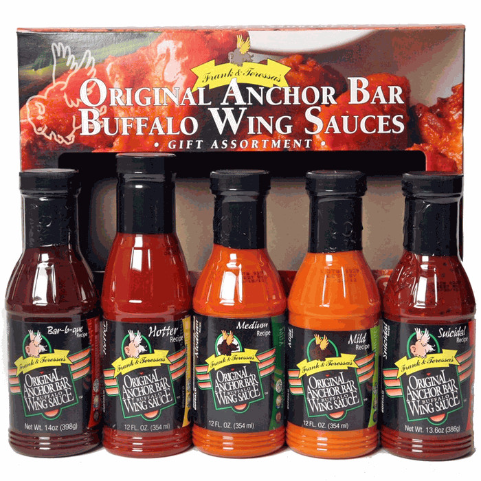 Buffalo Wild Wings Sauces For Sale
 Anchor Bar Hot Sauce Set Box USA Made by CityMade