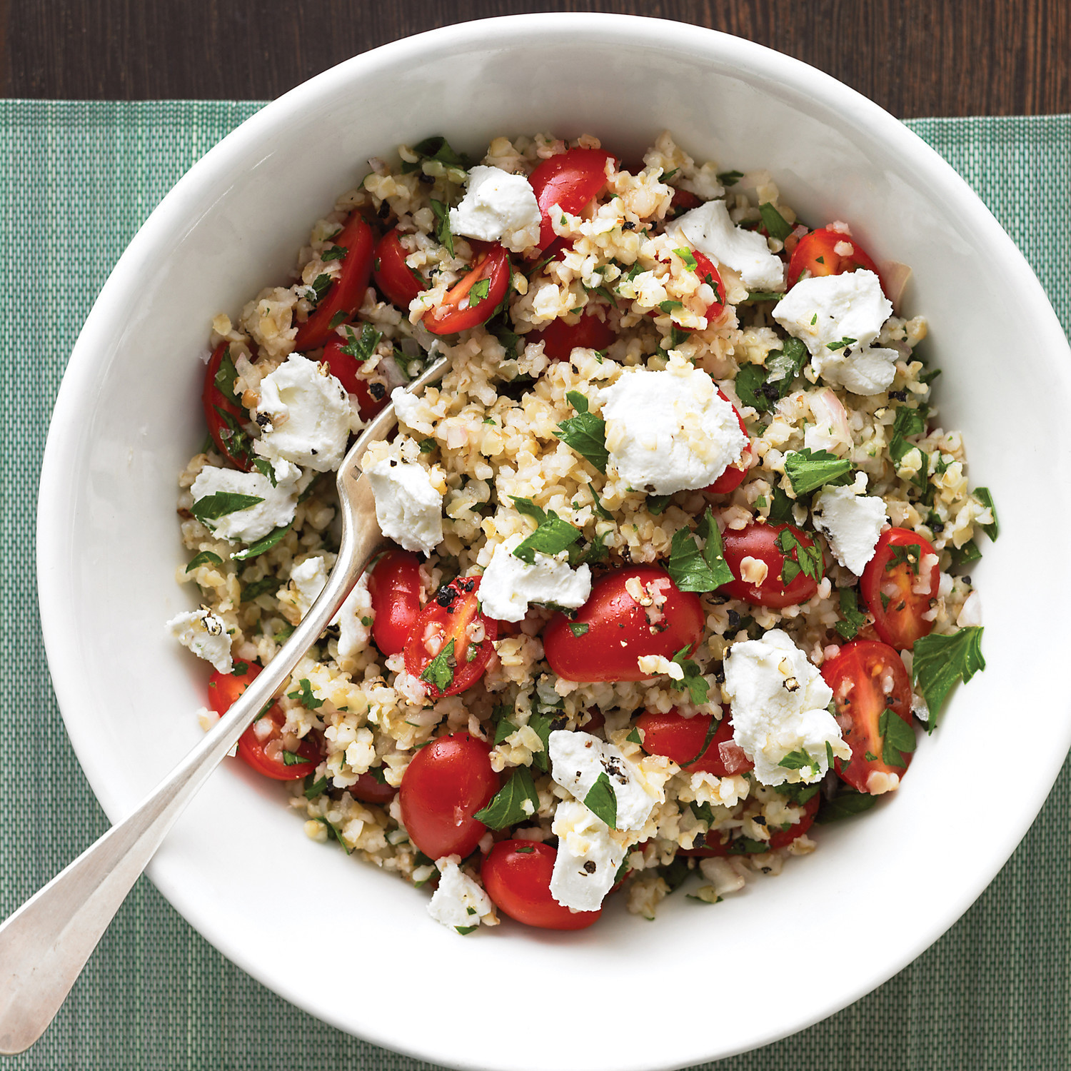 Bulgur Wheat Salads
 Mediterranean Grain Salad