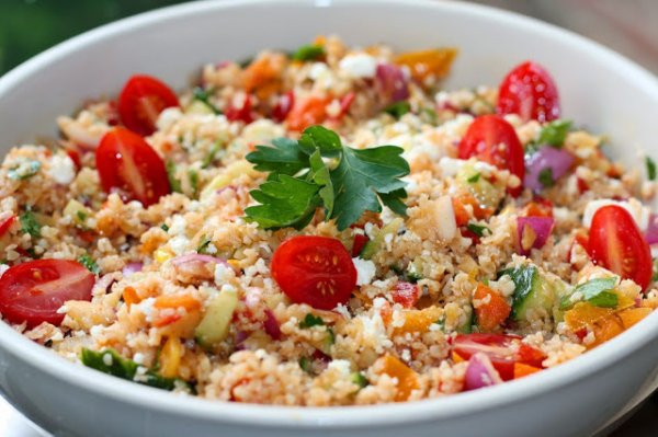 Bulgur Wheat Salads
 Mediterranean Bulgur Wheat Salad at Kitchenmonki