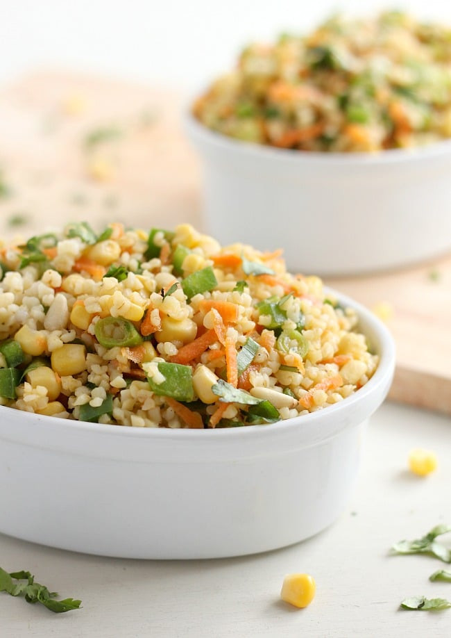 Bulgur Wheat Salads
 Curried bulgur wheat salad Amuse Your Bouche