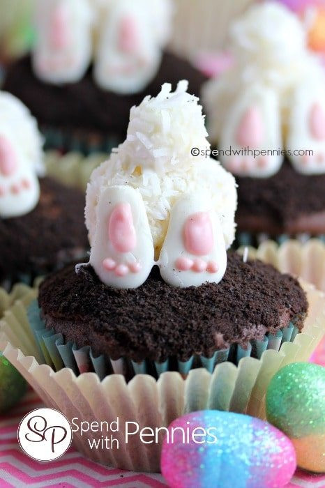 Bunny Butt Cupcakes
 Delicious Peep S Mores Dessert In A Skillet Simplemost