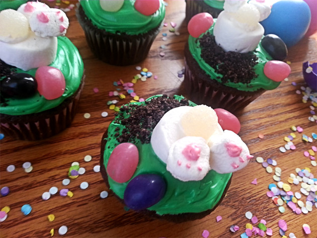 Bunny Butt Cupcakes
 Easter Bunny Butt Cupcakes Family Dollar