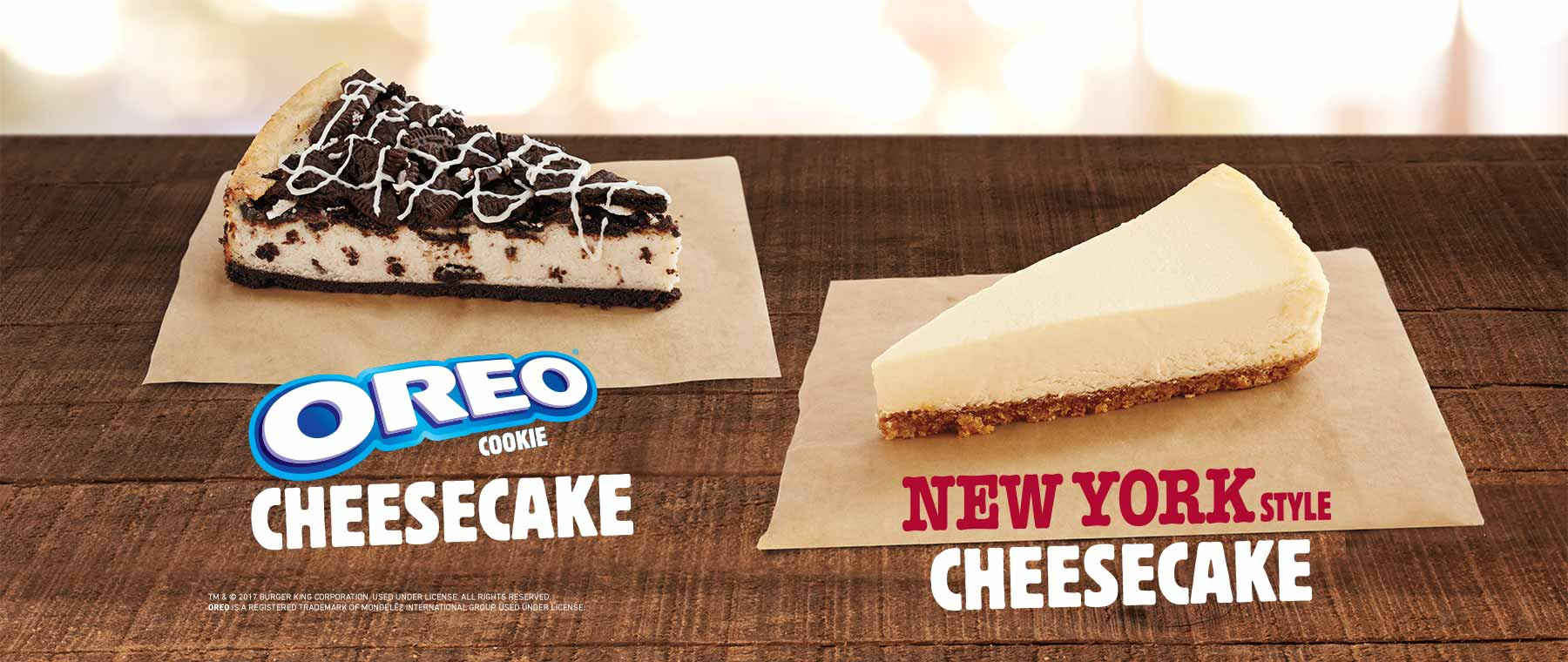 Burger King Desserts
 Burger King Canada fers New Dessert Menu Limited Time