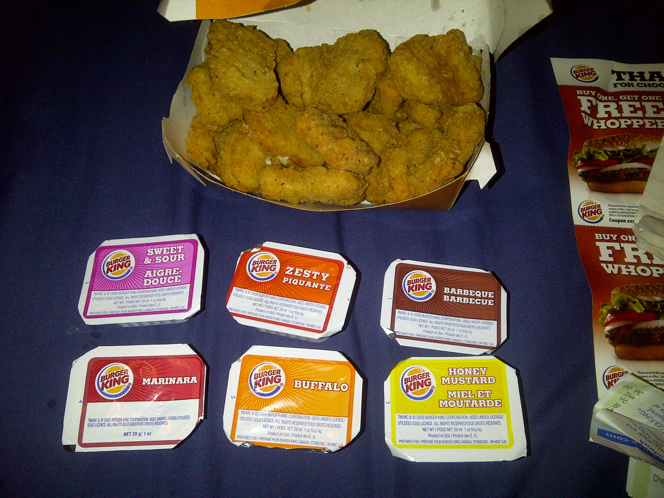 Burger King Dipping Sauces
 burger king