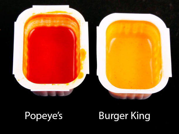 Burger King Dipping Sauces
 Fast Food Chicken Dippin Sauce Showdown Popeye s Vs