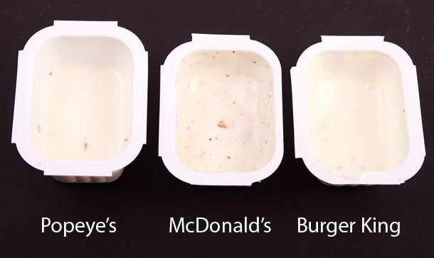 Burger King Dipping Sauces
 Fast Food Chicken Dippin Sauce Showdown Popeye s Vs