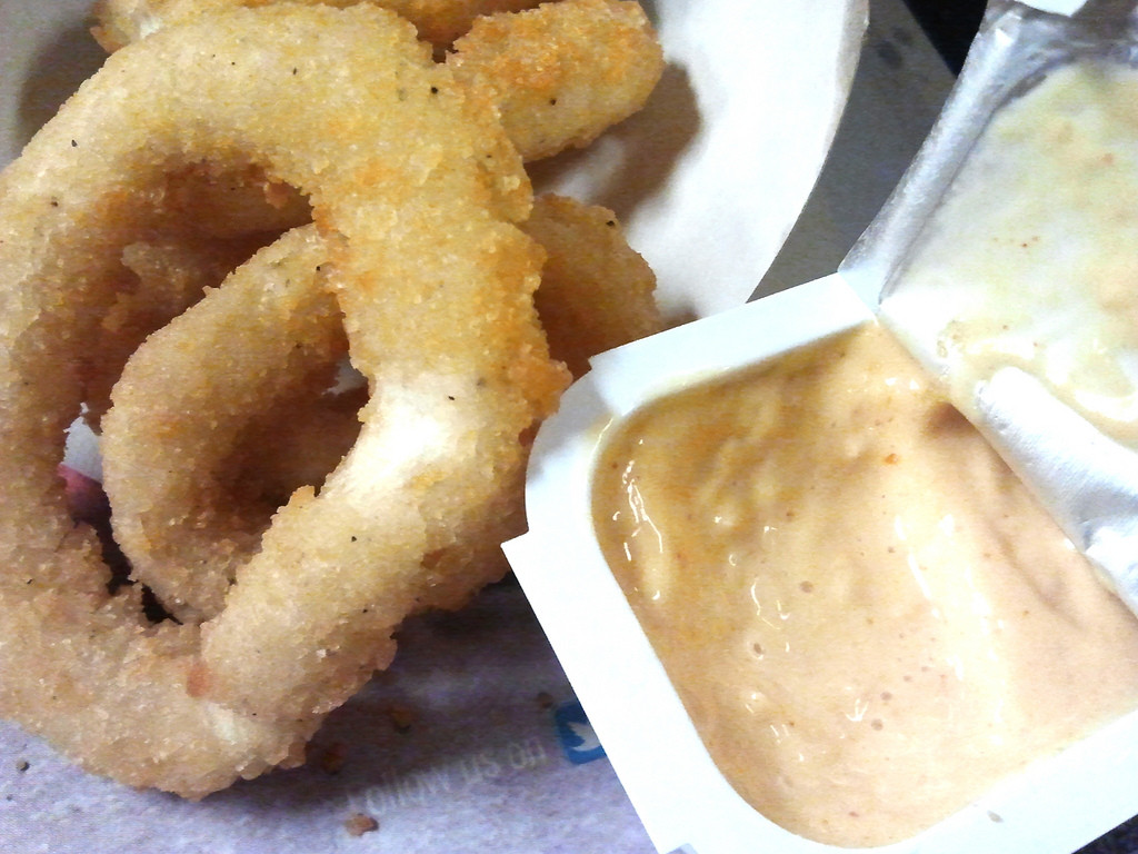 Burger King Onion Ring Sauce
 bk onion rings & dipping sauce daves cupboard
