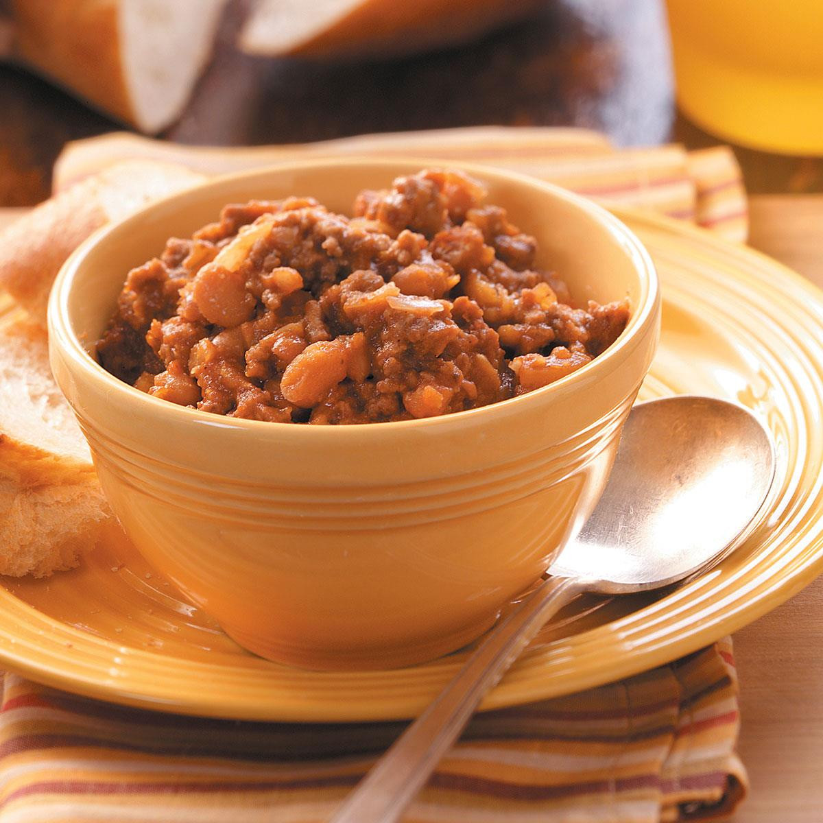 Bush'S Baked Beans With Ground Beef
 Ground Beef Baked Beans Recipe