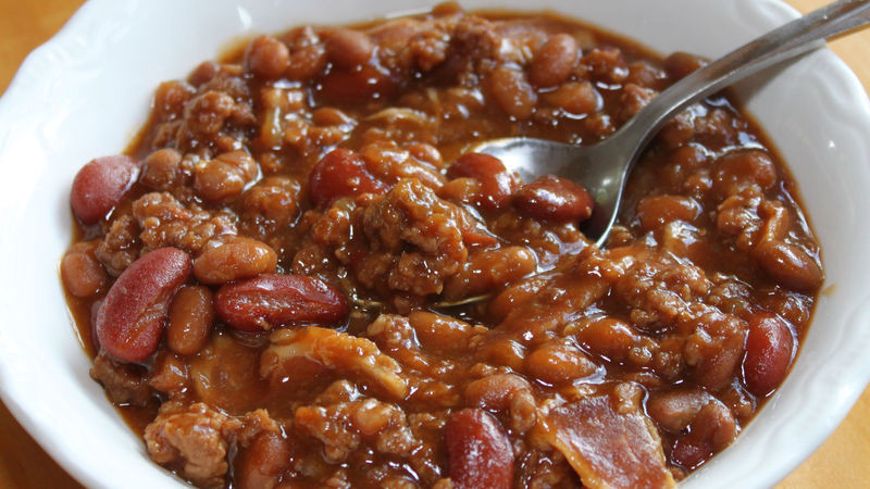 Bush'S Baked Beans With Ground Beef
 Hearty Baked Beans Recipe BettyCrocker