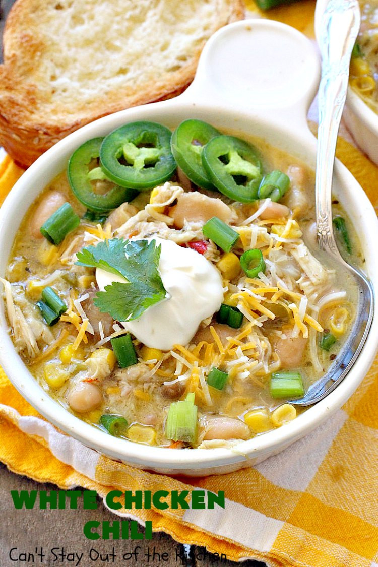 Bush'S White Chicken Chili
 White Chicken Chili Can t Stay Out of the Kitchen