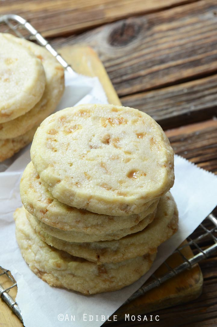 Butter Shortbread Cookies
 Slice and Bake Butter Toffee Shortbread Cookies Recipe