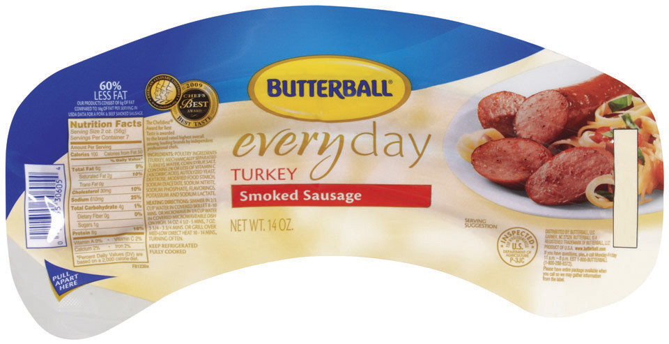 Butterball Turkey Sausage
 Butterball Turkey Dinner Sausage ly $1 24 at Kroger
