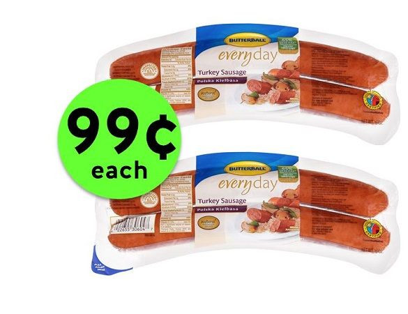 Butterball Turkey Sausage
 Fry Up 99¢ Butterball Turkey Smoked Sausage at Publix