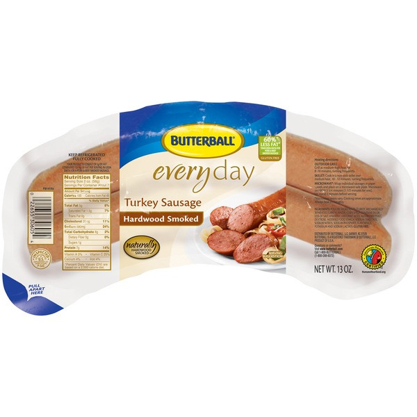 Butterball Turkey Sausage
 Butterball Everyday Hardwood Smoked Turkey Sausage from