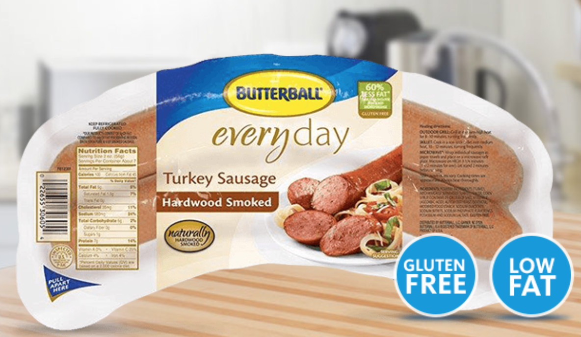 Butterball Turkey Sausage
 Summer Giveaway Butterball Everyday Turkey Burgers Bacon