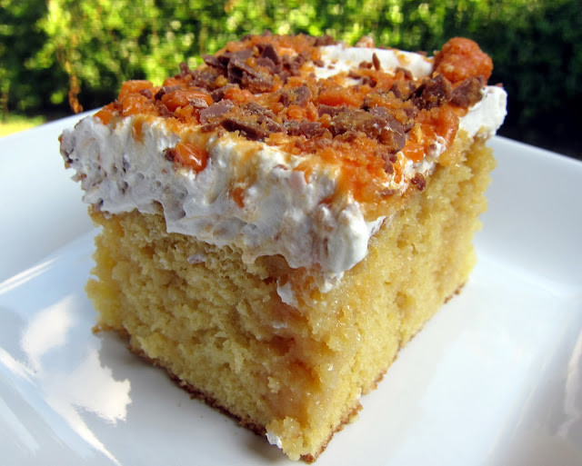 Butterfinger Poke Cake
 Butterfinger Cake