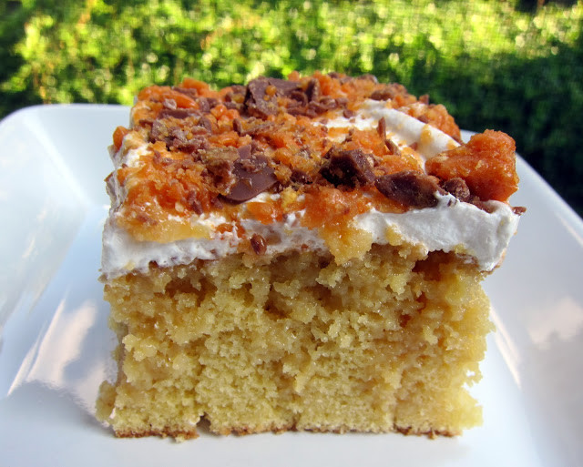 Butterfinger Poke Cake
 Butterfinger Cake