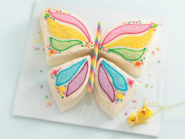 Butterfly Birthday Cake
 Butterfly Cake recipe from Betty Crocker