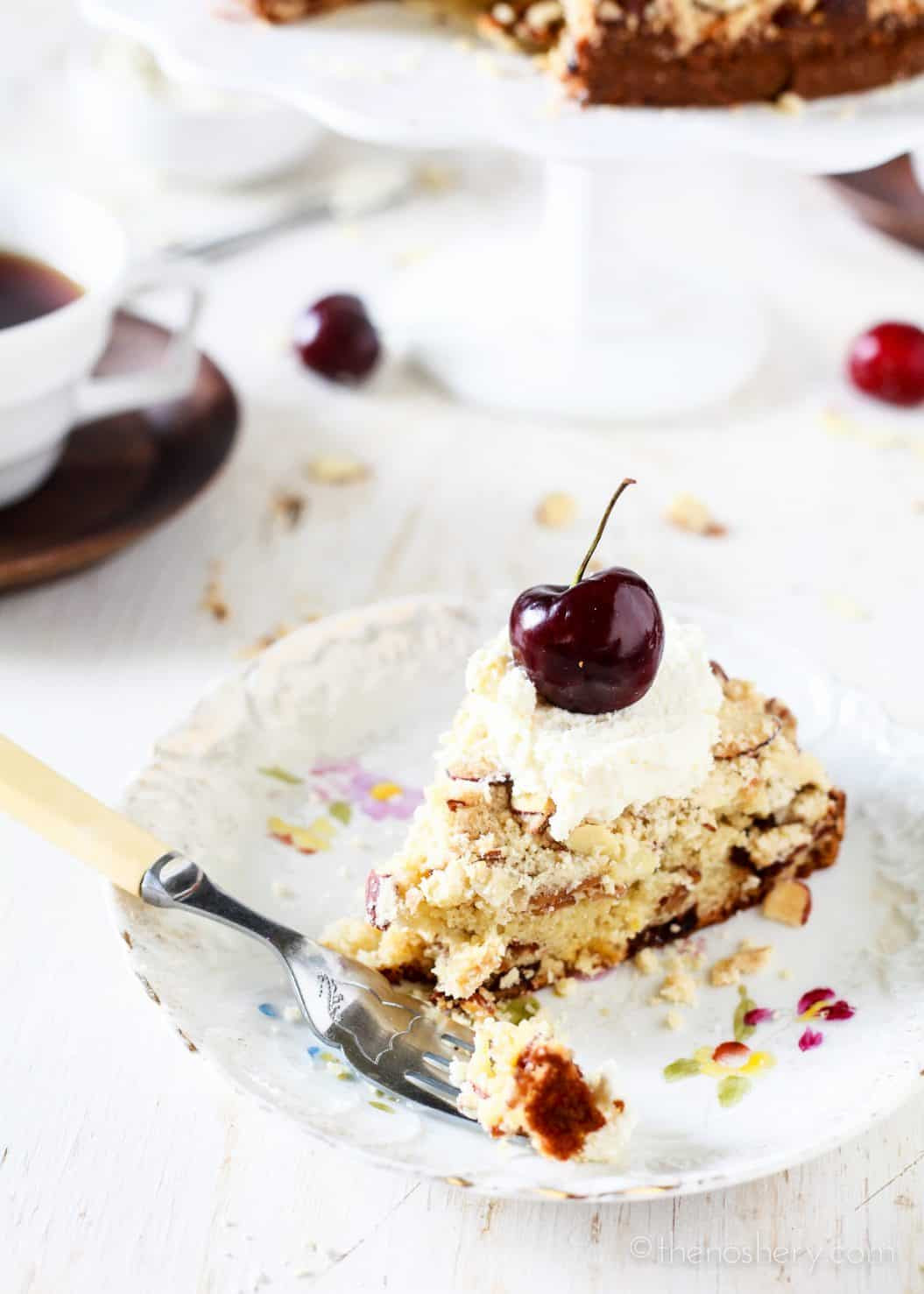 Buttermilk Coffee Cake
 Cherry Almond Buttermilk Coffee Cake