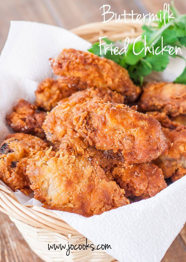 Buttermilk Fried Chicken Recipe
 1000 ideas about Buttermilk Fried Chicken on Pinterest