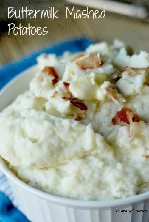 Buttermilk Mashed Potatoes
 Pancetta Blue Cheese Buttermilk Mashed Potatoes