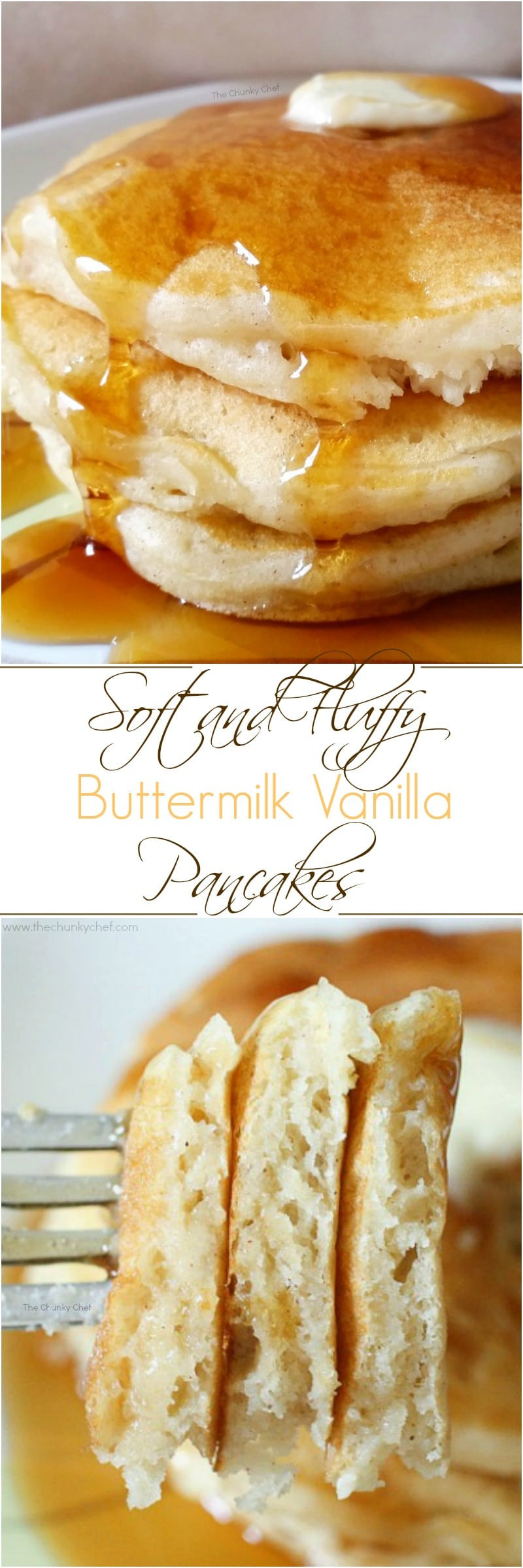 Buttermilk Pancakes From Scratch
 Vanilla Cinnamon Buttermilk Pancakes The Chunky Chef