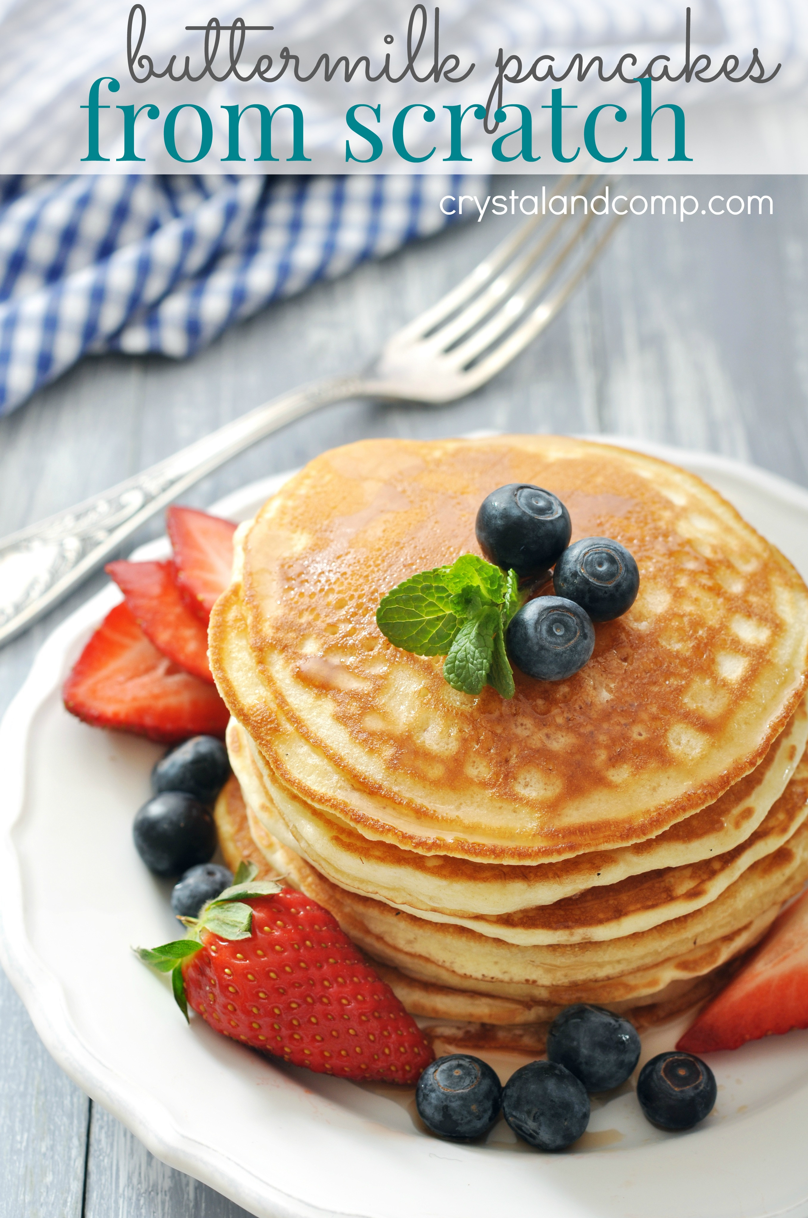 Buttermilk Pancakes From Scratch
 Buttermilk Pancakes from Scratch