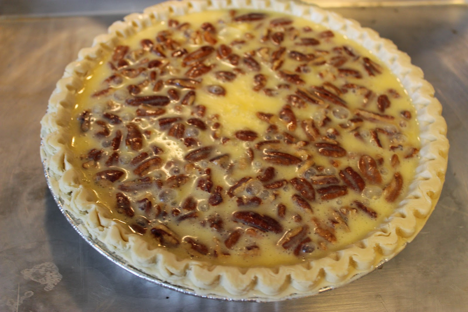 Buttermilk Pecan Pie
 Sweet Tea and Cornbread Buttermilk Pecan Pie