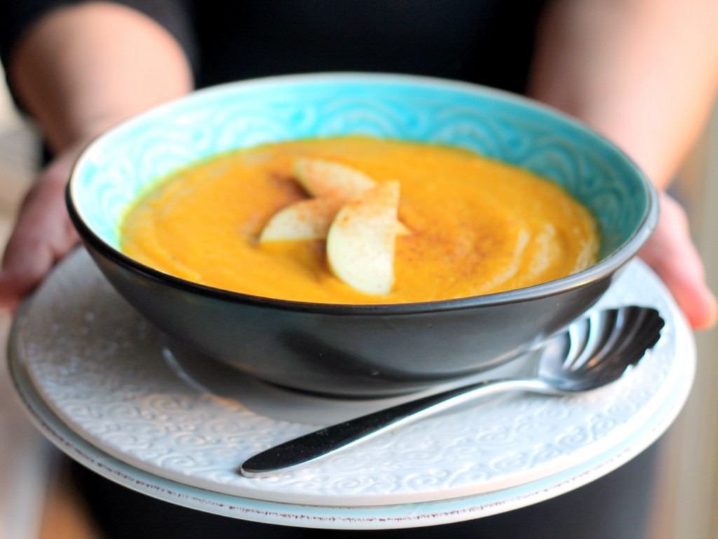 Butternut Squash And Apple Soup
 Maple Butternut Squash Apple Soup