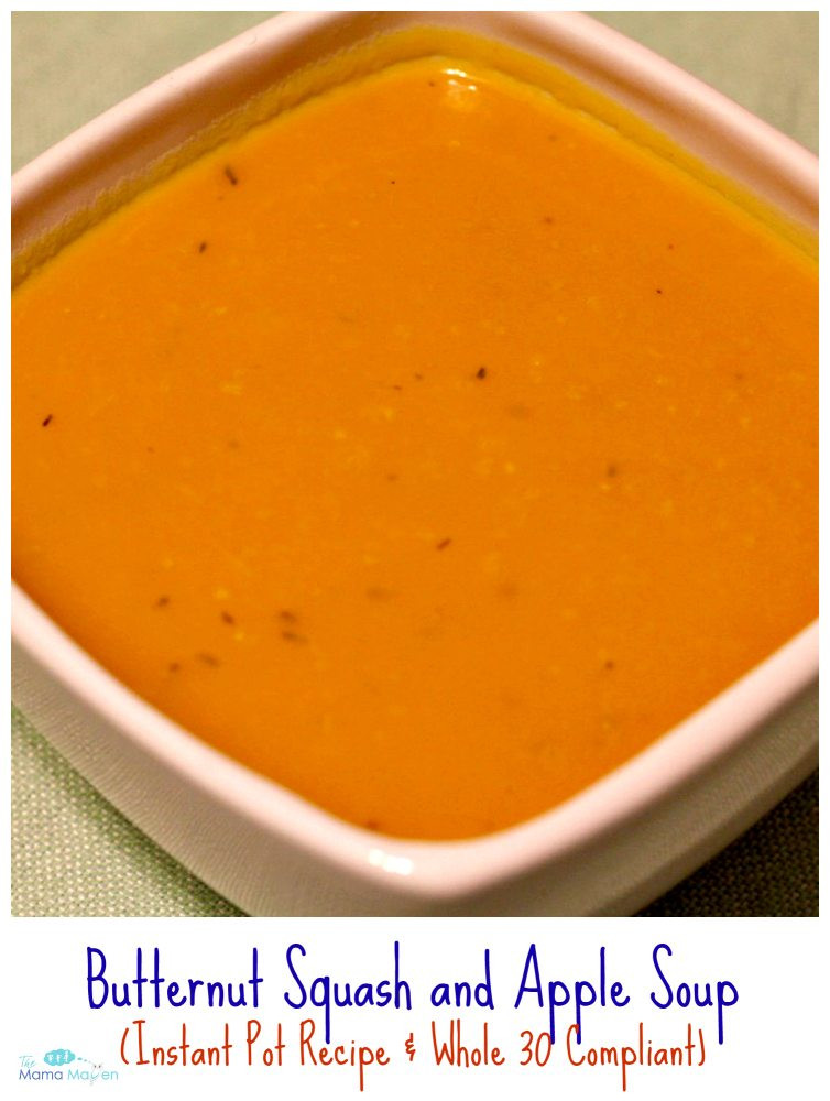 Butternut Squash And Apple Soup
 Butternut Squash and Apple Soup Instant Pot Recipe