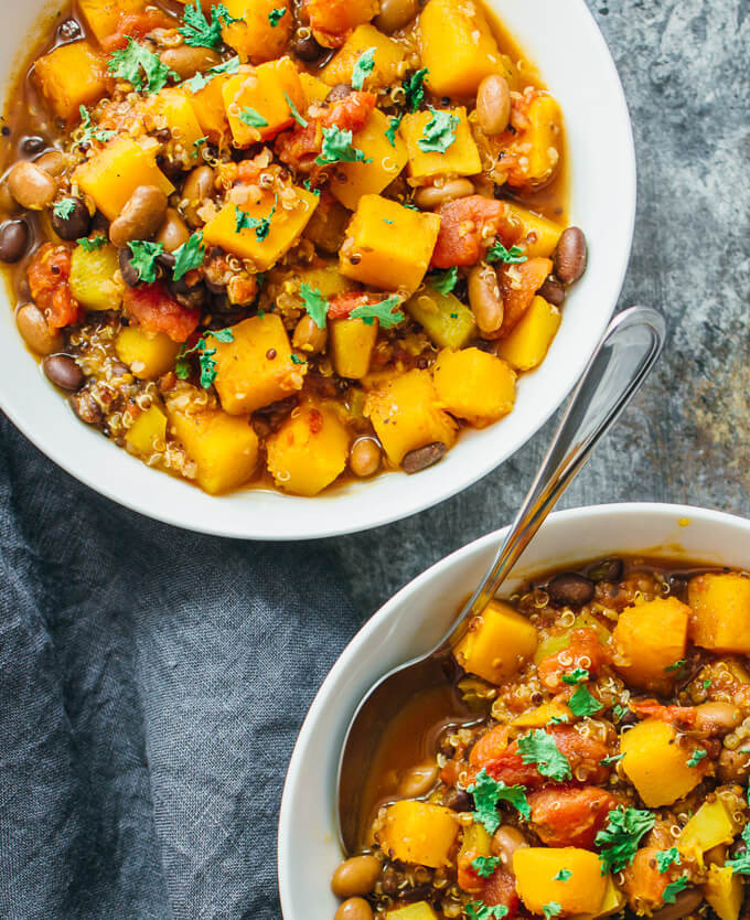 Butternut Squash Chili
 Butternut squash chili Savory Tooth