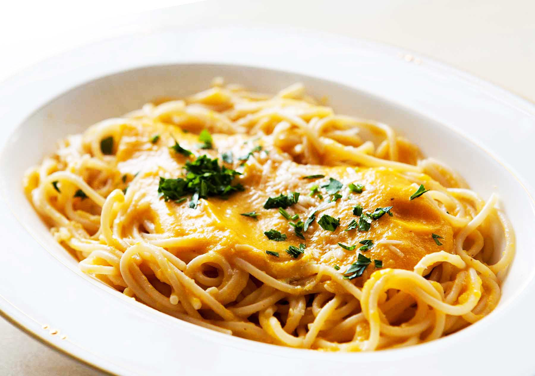 Butternut Squash Pasta
 Butternut Squash Pasta with Parmesan