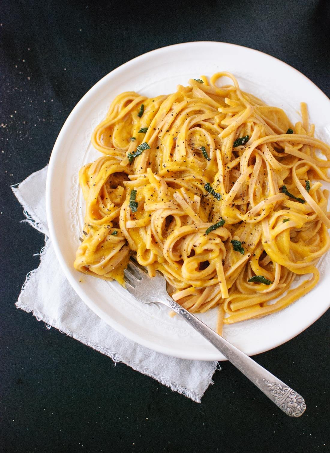 Butternut Squash Recipes Vegan
 Creamy vegan Butternut Squash Linguine with Fried Sage