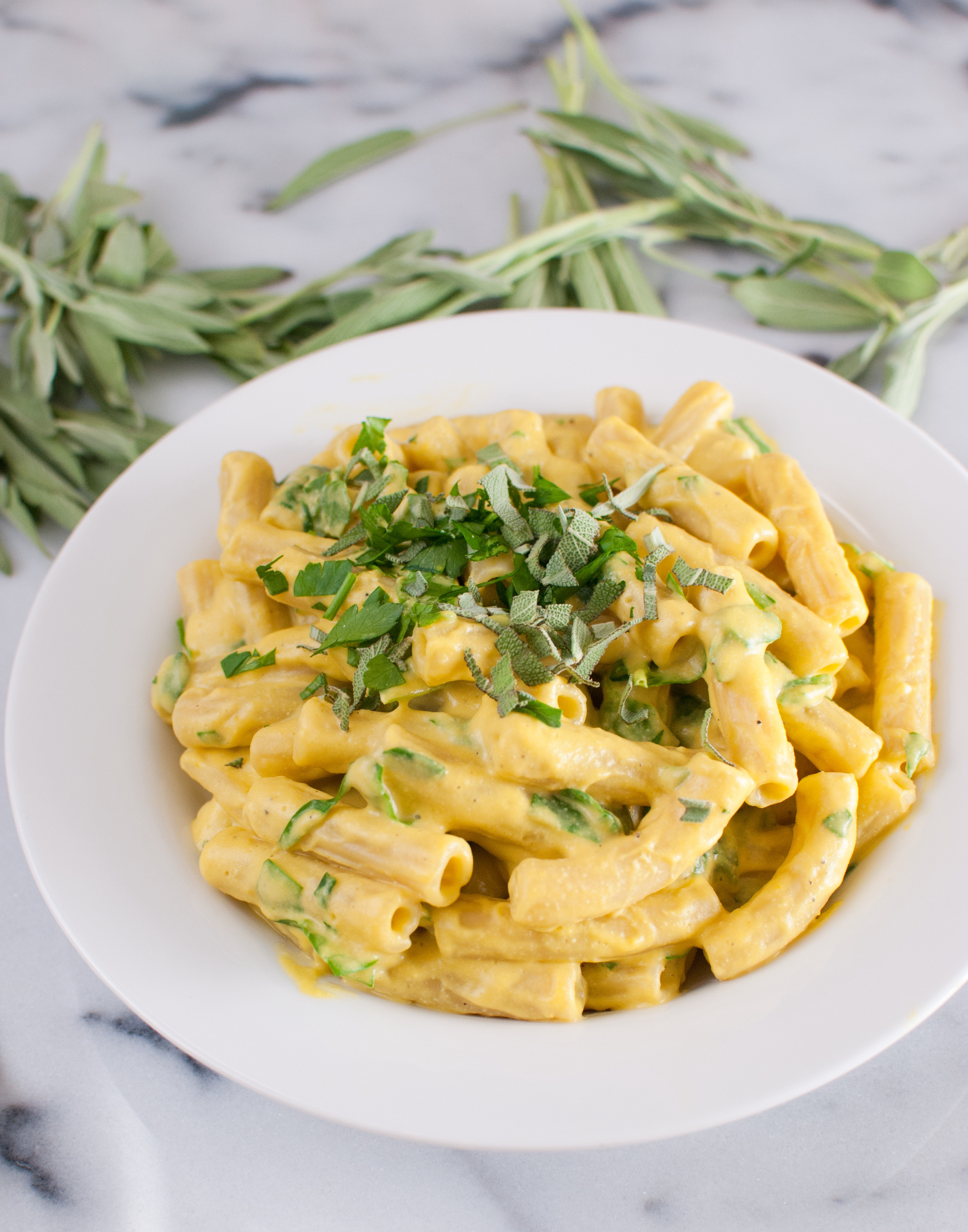 Butternut Squash Sauce
 Pasta With Vegan Butternut Squash Sauce Baked In