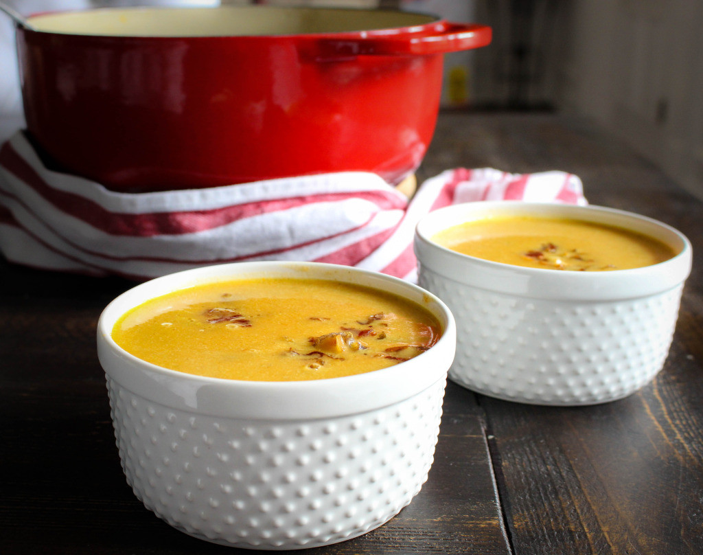 Butternut Squash Soup Coconut Milk
 Bacon Butternut Squash Soup with Coconut Milk & Crispy