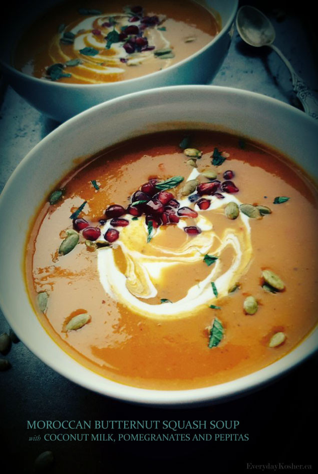 Butternut Squash Soup Coconut Milk
 Everyday Kosher MOROCCAN BUTTERNUT SQUASH SOUP WITH