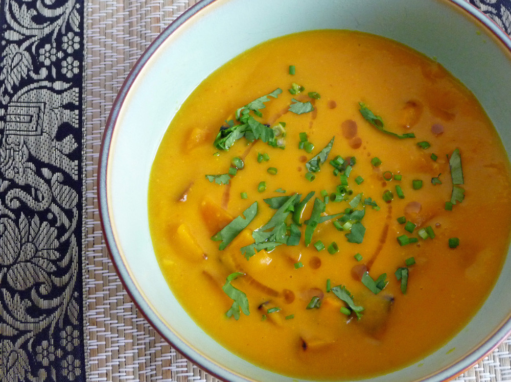 Butternut Squash Soup Coconut Milk
 Roasted Butternut Squash Soup w Coconut Milk Ginger Lime