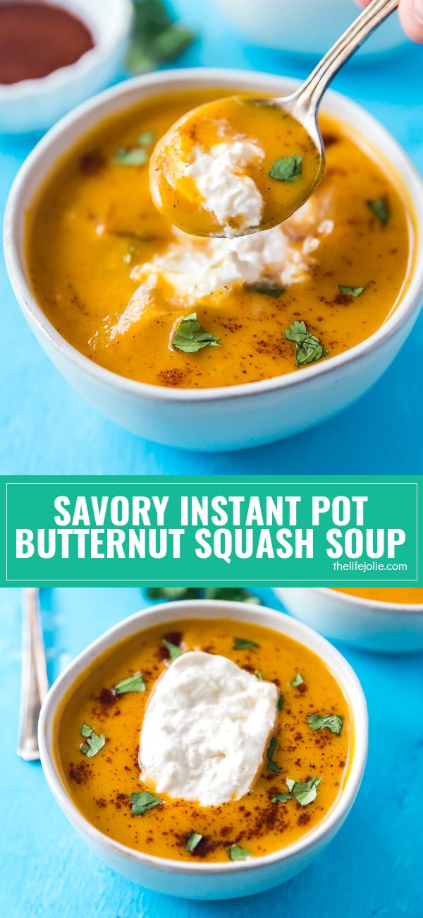 Butternut Squash Soup Instant Pot
 Savory Instant Pot Butternut Squash Soup Recipe