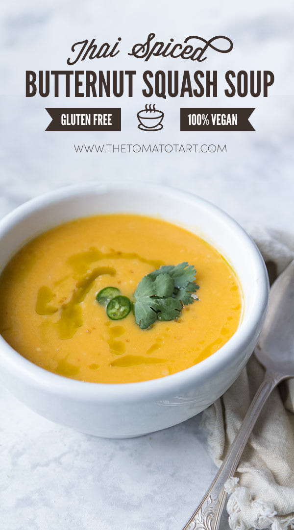 Butternut Squash Soup Vegan
 Thai Butternut Squash Soup Vegan Gluten Free Paleo